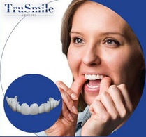 Накладные зубы виниры TruSmile на верхнюю челюсть